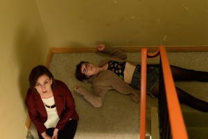 Clearly, the staircase scene was tiring enough to shoot on its own.